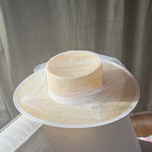 Elegant Stephanie Spencer hat for the races, bridal